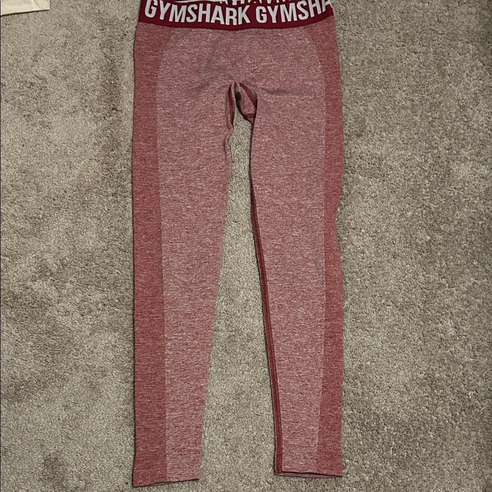 Gymshark 25” Red Leggings Size XS